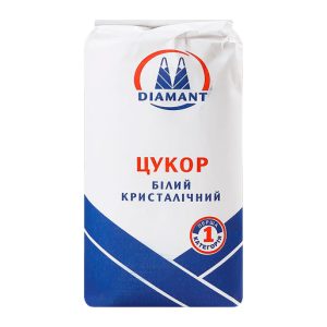 Цукор фасований, "Радехівський" - ТМ"ДІАМАНТ". (1 кг.)