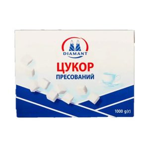 Цукор пресований, "Радехівський" - ТМ"ДІАМАНТ". Пакування 0,75 кг